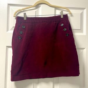 Corduroy Banana Republic Miniskirt Size 6